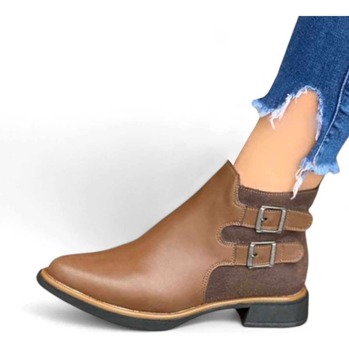 GENERICO - Botin Mujer Planta Espanso 2086L-55 Color Marron