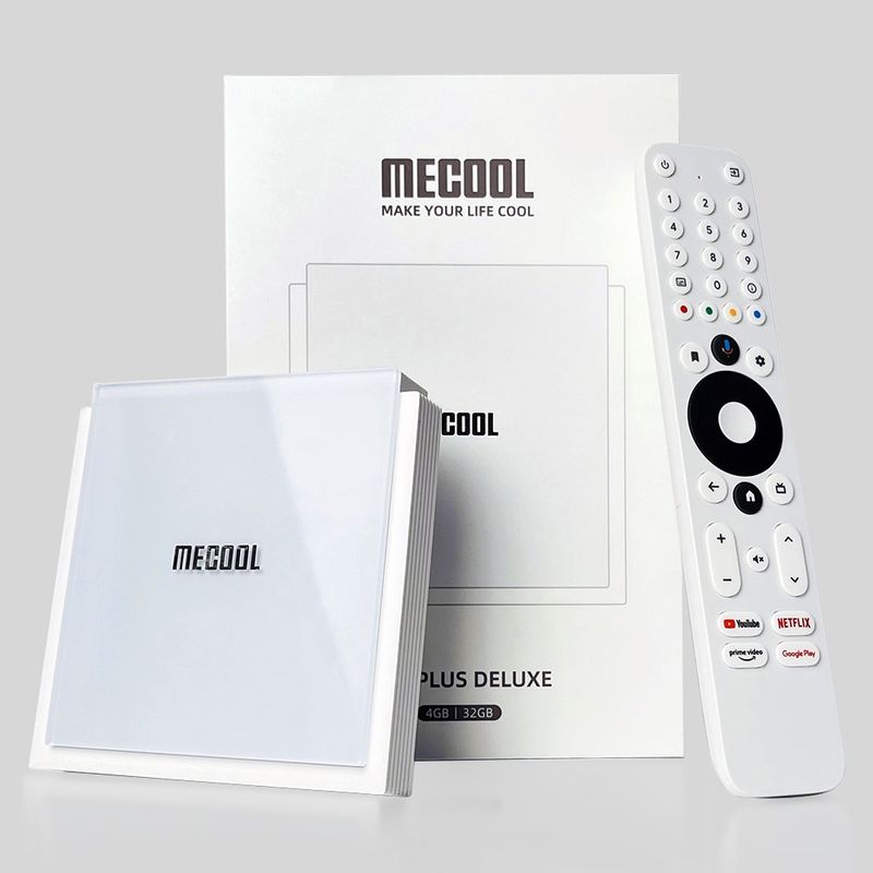 MECOOL - MECOOL KM2 PLUS DELUXE Android Tv 4K HDR 4GB/32GB Dolby V/A y WiFi 6