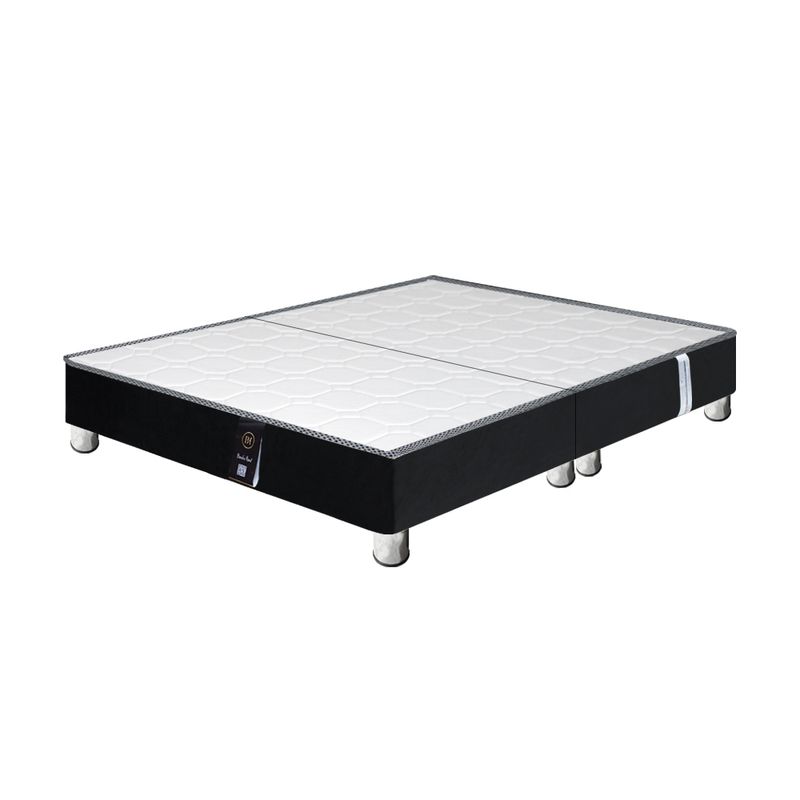 BH BARAKA HOME PREMIUM - Base de Cama Premium Sora Queen - Negro