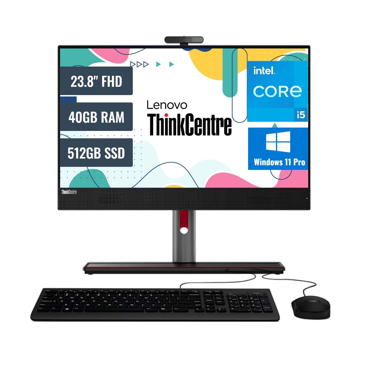 LENOVO - All In One Lenovo ThinkCentre M90A Intel Core i5 40GB RAM 512GB SSD 238 FHD Windows 11 Pro