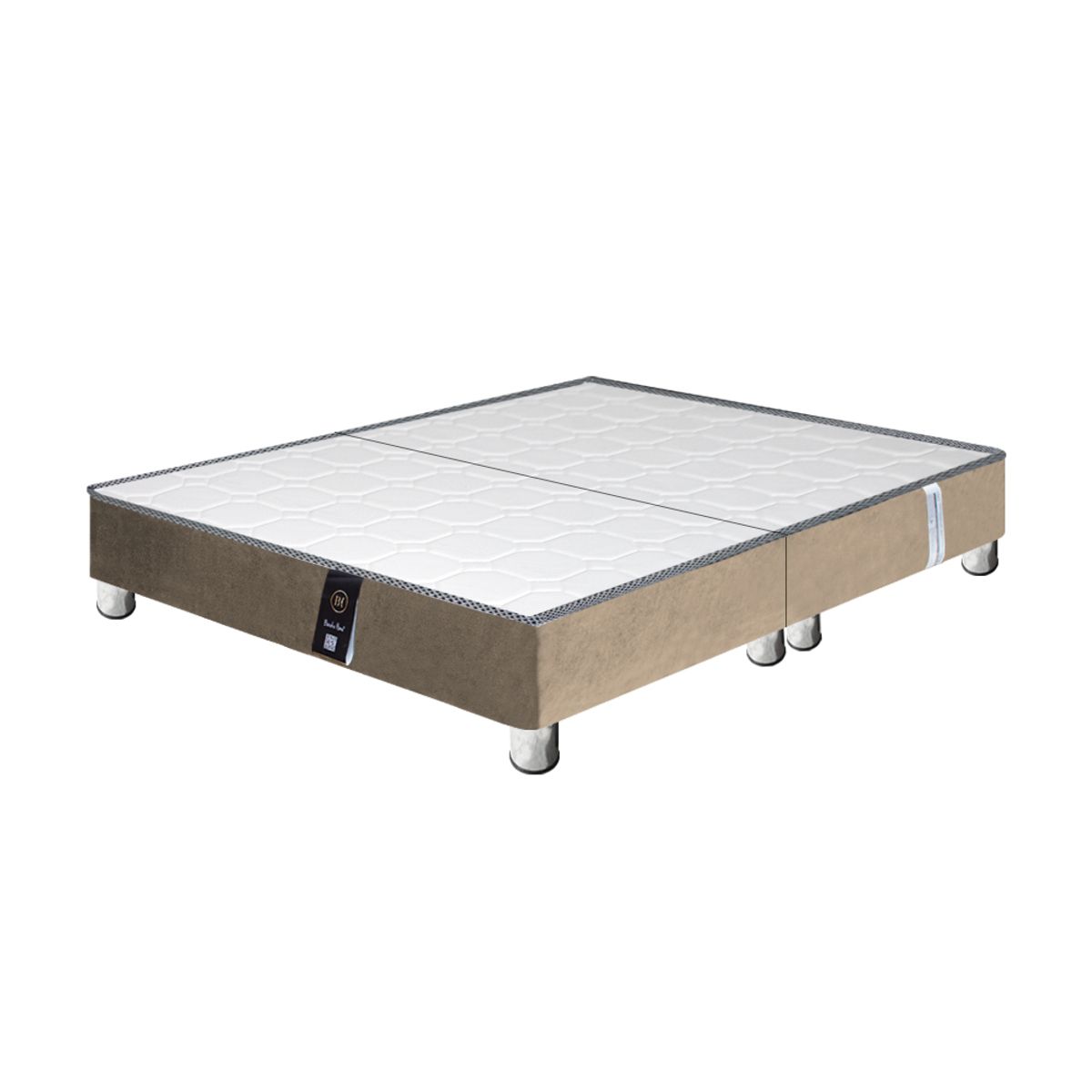 BH BARAKA HOME PREMIUM - Base de Cama Premium Sora King - Beige Claro