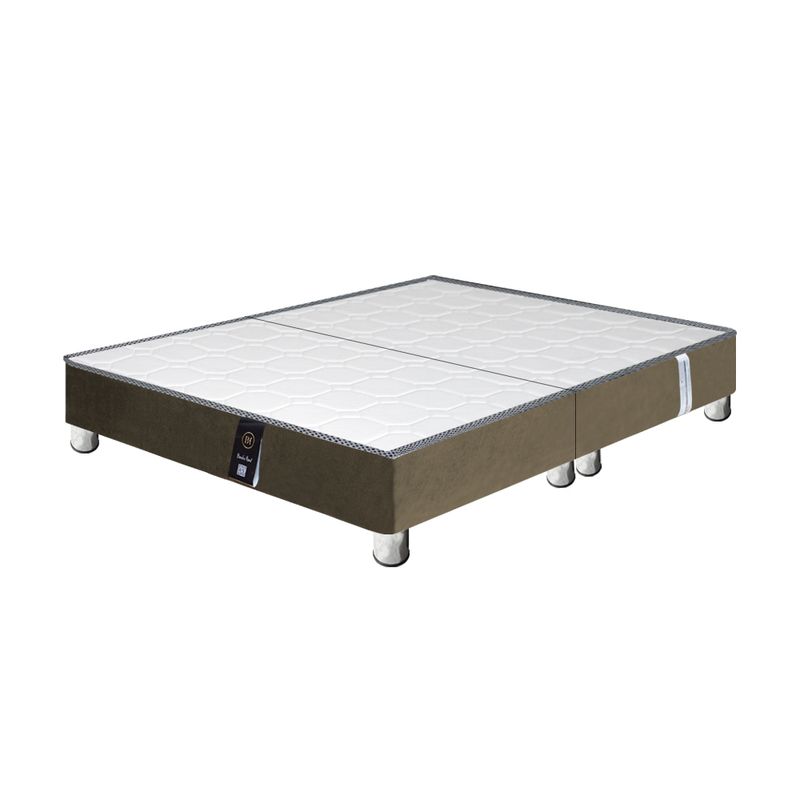BH BARAKA HOME PREMIUM - Base de Cama Premium Sora King - Beige Oscuro