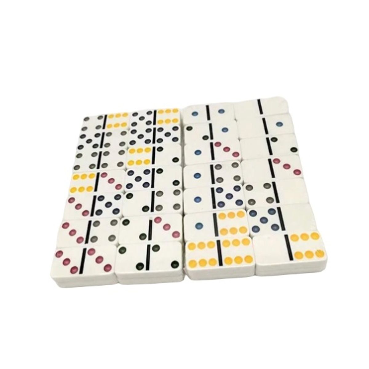GENERICO - DOMINO DOBLE 6 - 28 PIEZAS Juego de Mesa CAJA METALICA
