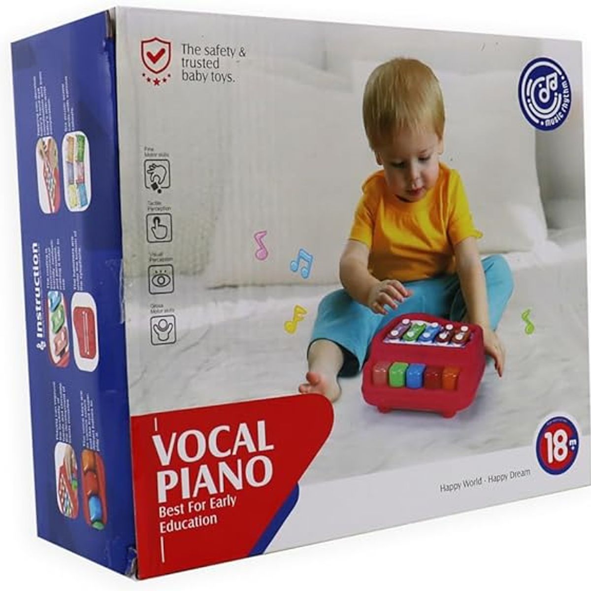 HUANGER - PIANO MUSICAL CON XILAFONO PARA JUGAR EN ROJO
