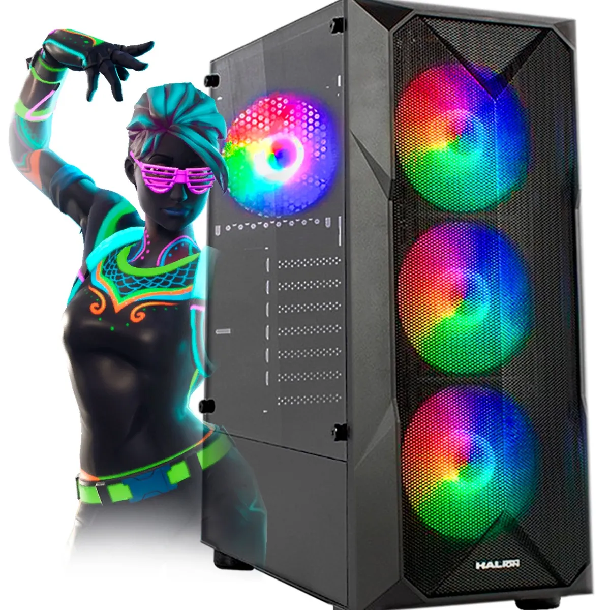 AMD - Computadora PC GAMER RYZEN 7 8700G RAM 32GB SSD 1TB RADEON 780M