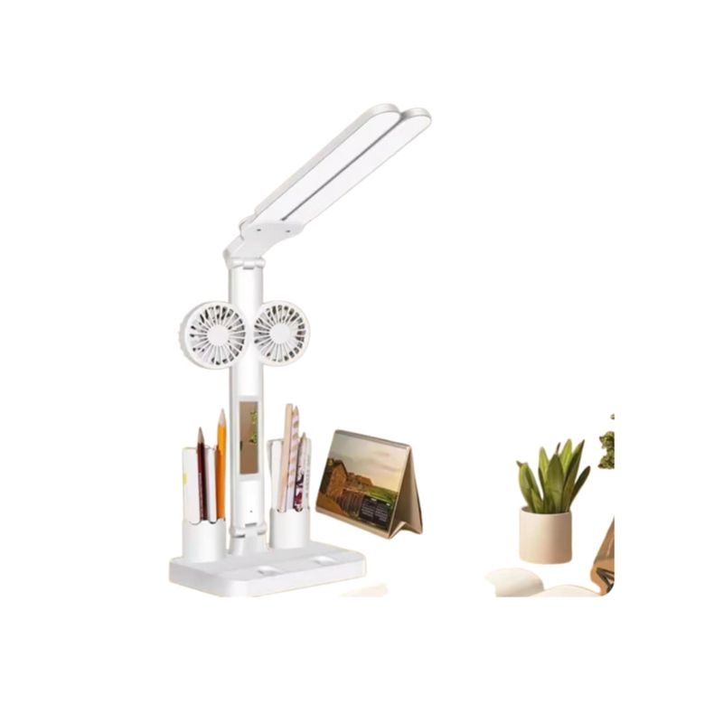 GENERICO - Lampara Ventilador de Escritorio Oficina Habitación de Niños Adultos