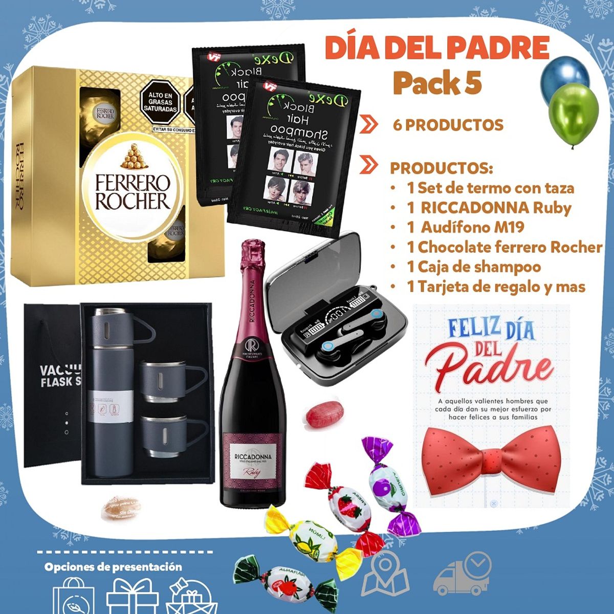 GENERICO - Regalos para el dia del padre Pack 5