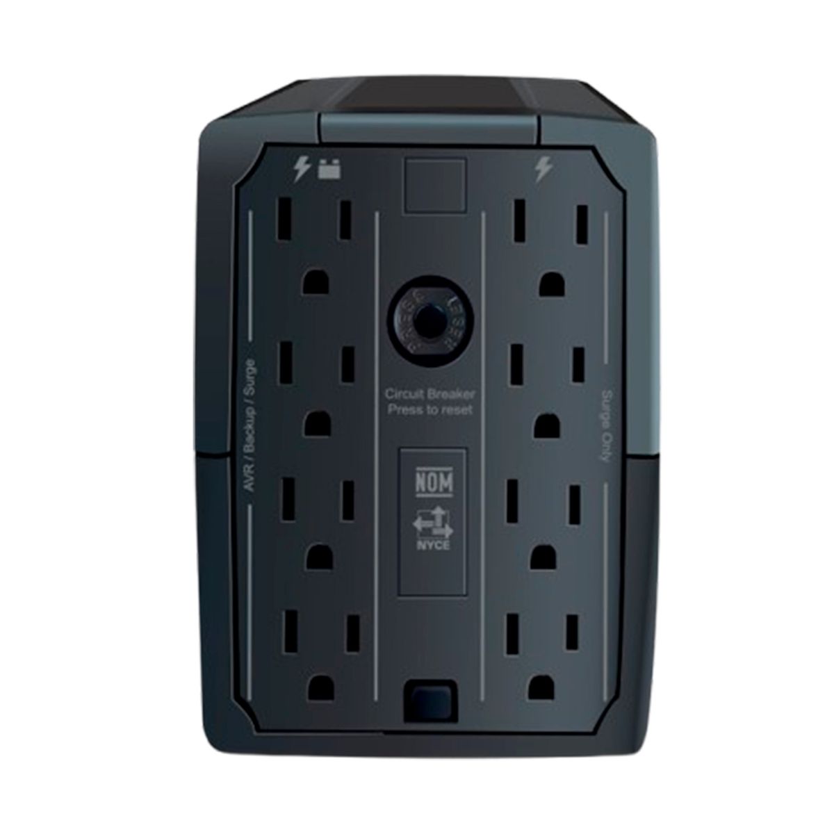 CDP - Ups Interactivo R-Upr508I Con Avr 500Va 250W 5 Usb 8 Salidas