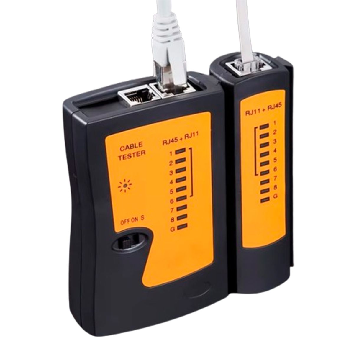 S&T - Tester Probador Para Cables De Red Rj45 Y Rj11 - Js-468