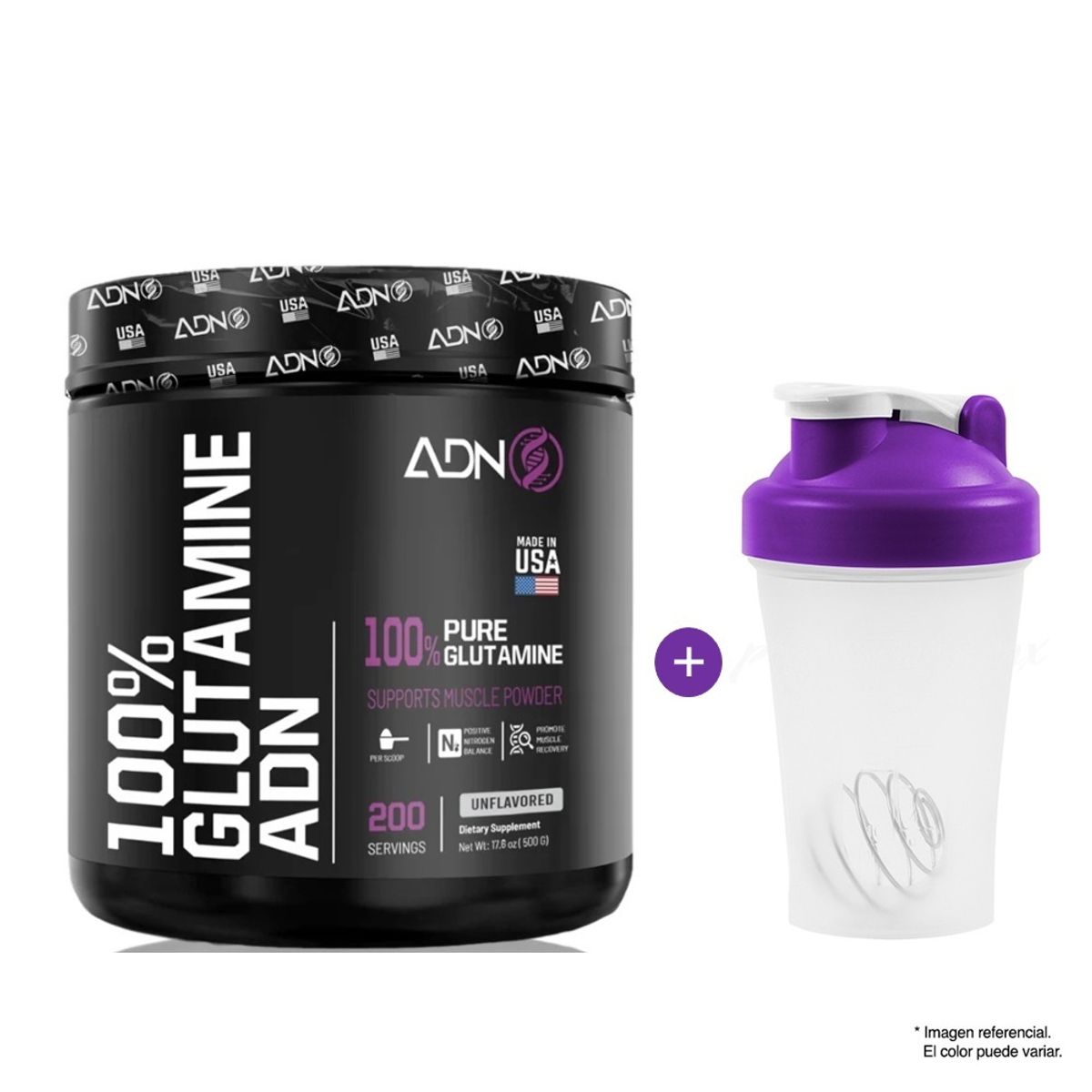 ADN - Glutamina ADN Nutrition 100% L-Glutamine 500gr