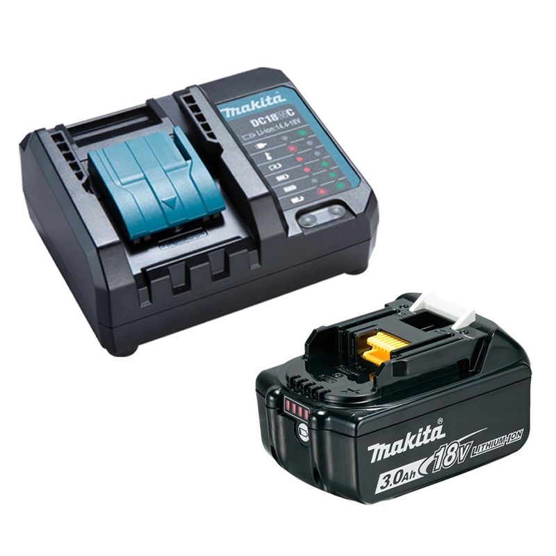 MAKITA - Set de Batería Ion de Litio 18V LXT 3.0 Ah + Cargador Makita 1912S7-3