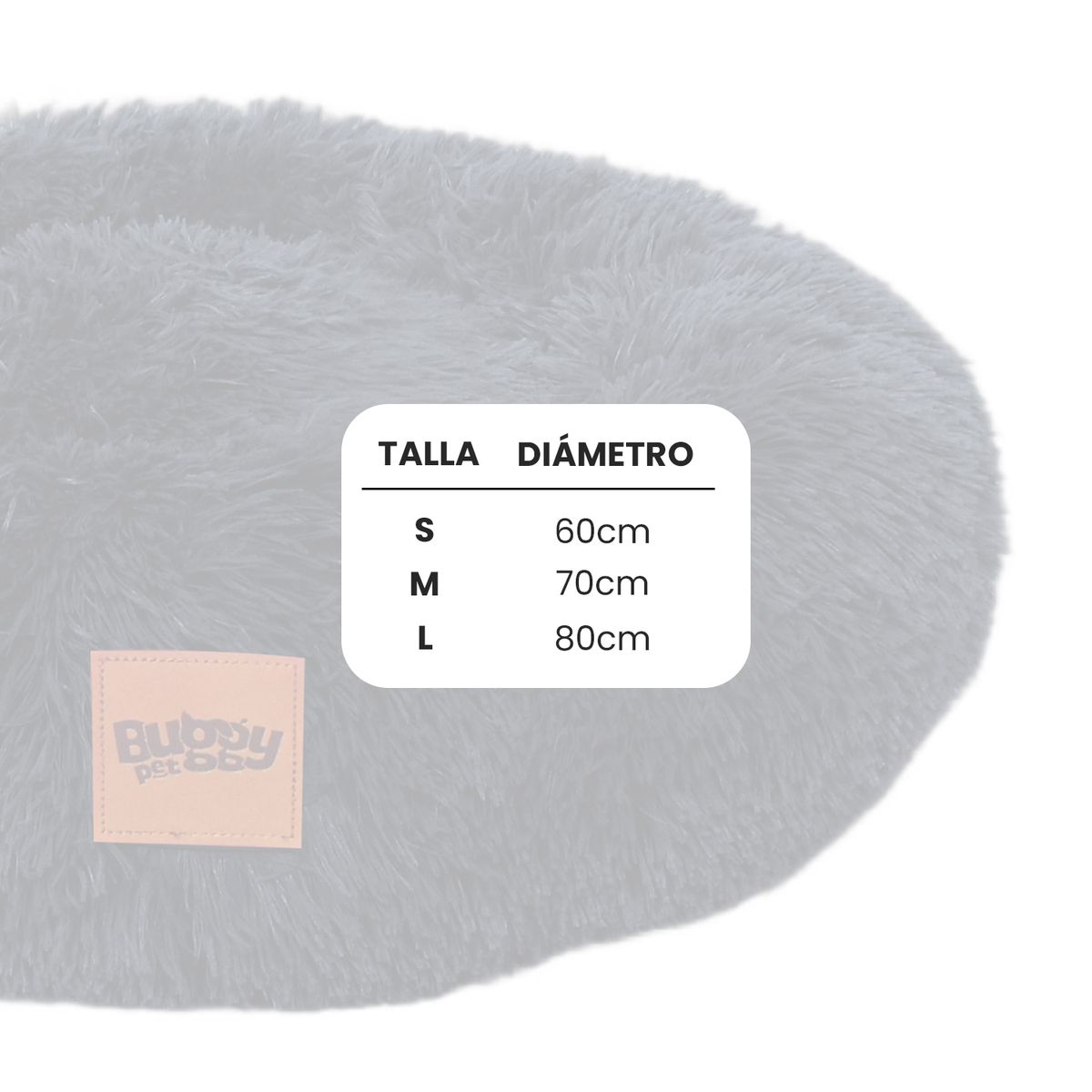 PRETTYPETS - CAMA PELUCHE COLOR AZULTALLA S