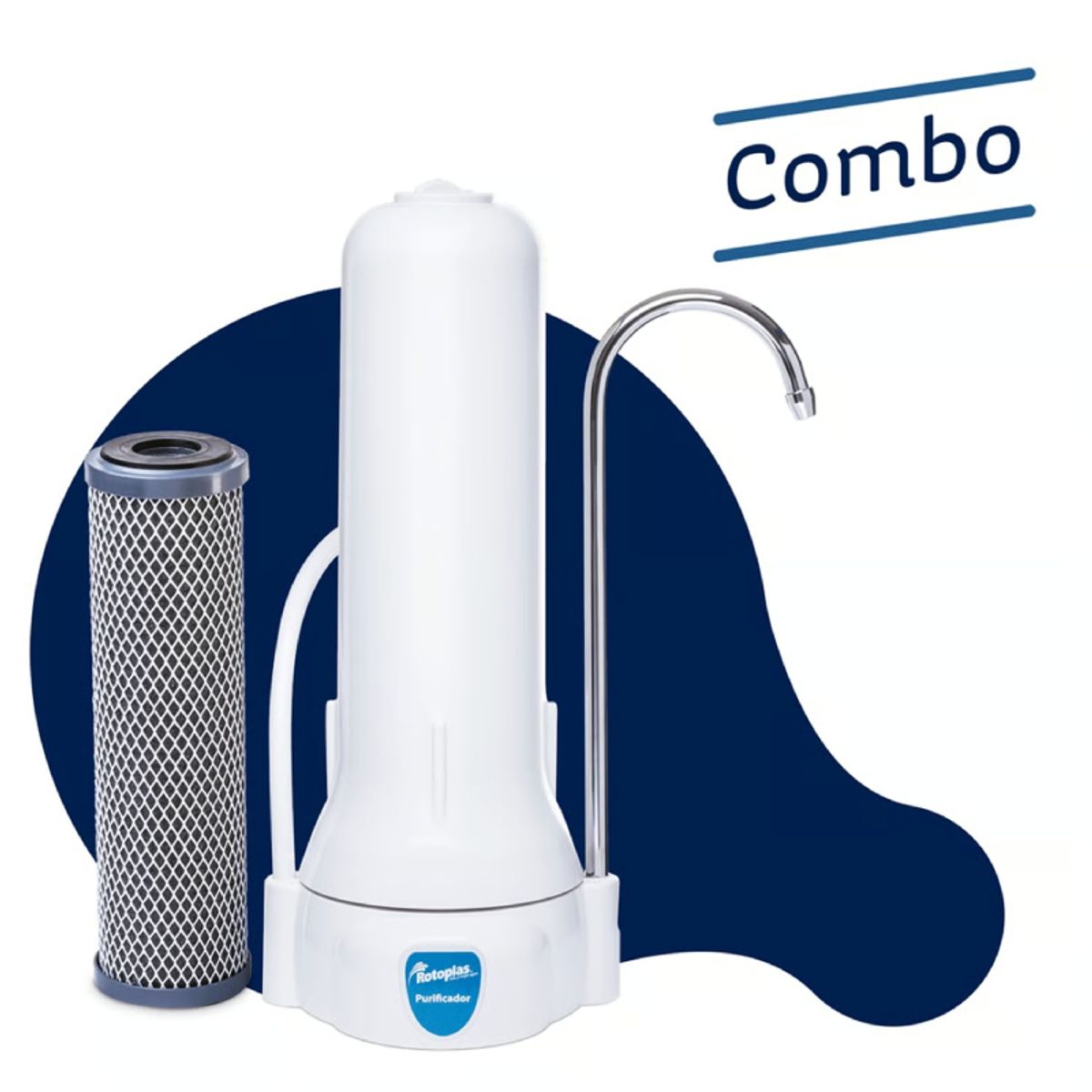 ROTOPLAS - Purificador sobre lavadero con cartucho