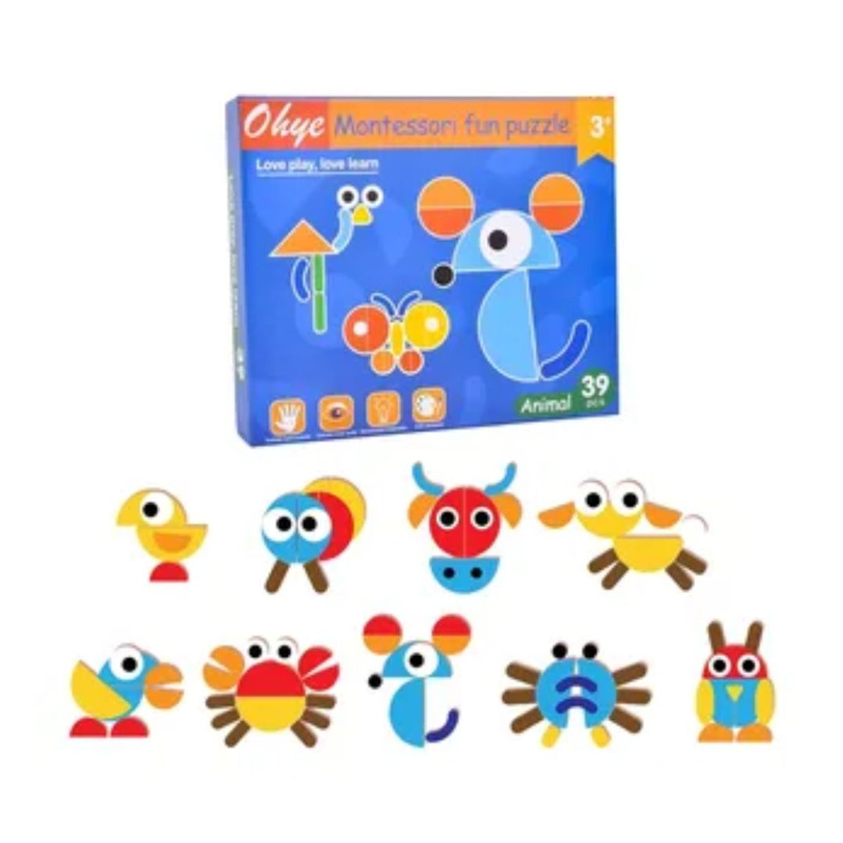 GENERICO - Rompecabeza Origami Didactico