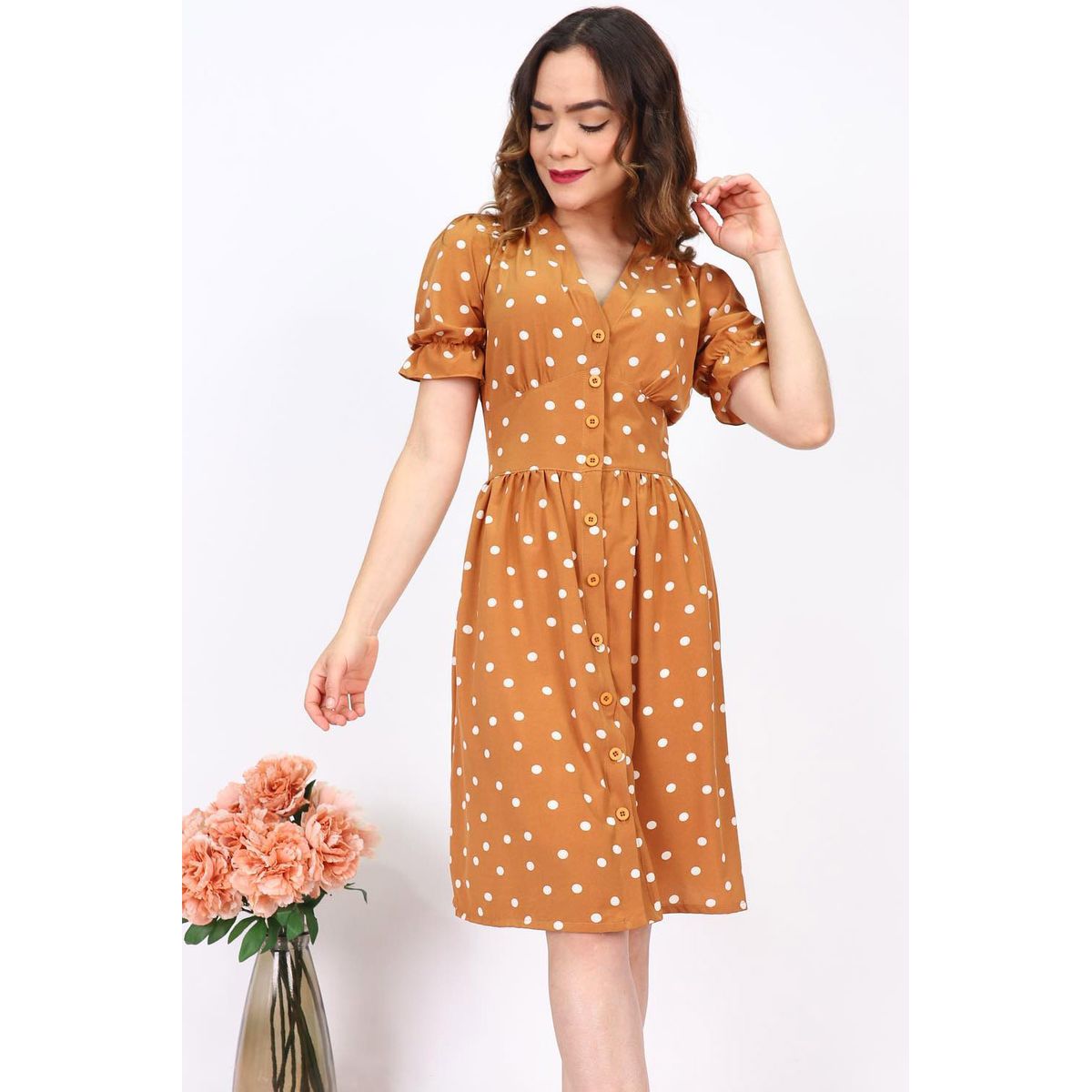 ARMA TU LOOK - VESTIDO IRINA BOLITAS POLKA DOTS VINTAGE ARMA TU LOOK