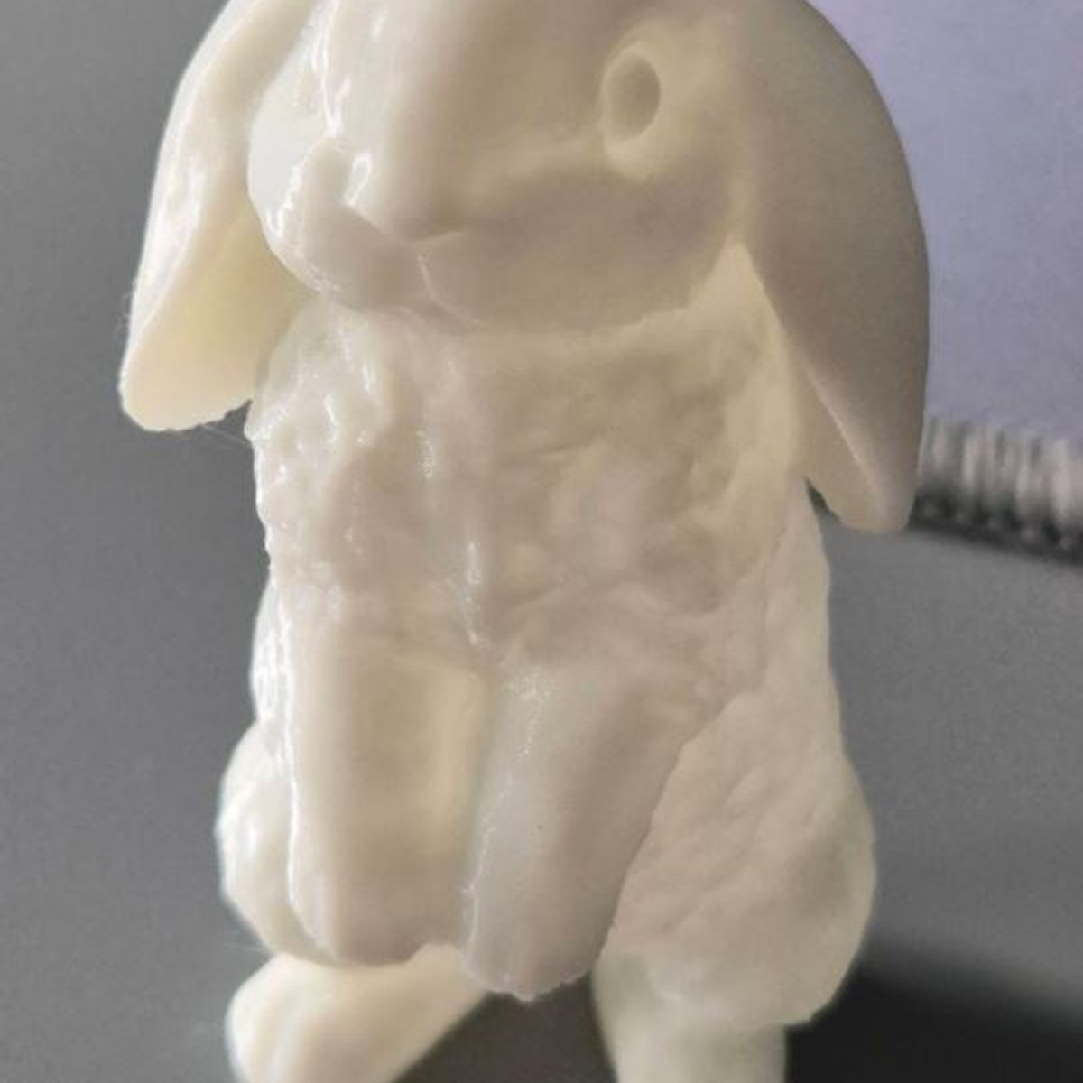 GENERICO - ADORNO EXCLUSIVO CONEJO BLANCO 23cm x 13cm x 12cm