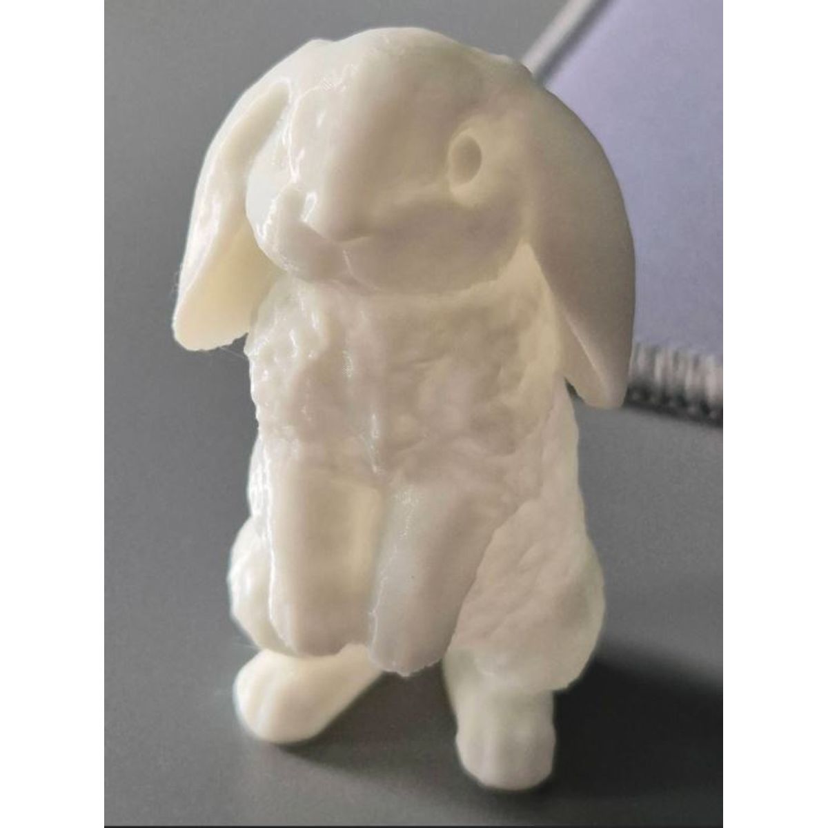 GENERICO - ADORNO EXCLUSIVO CONEJO BLANCO 23cm x 13cm x 12cm