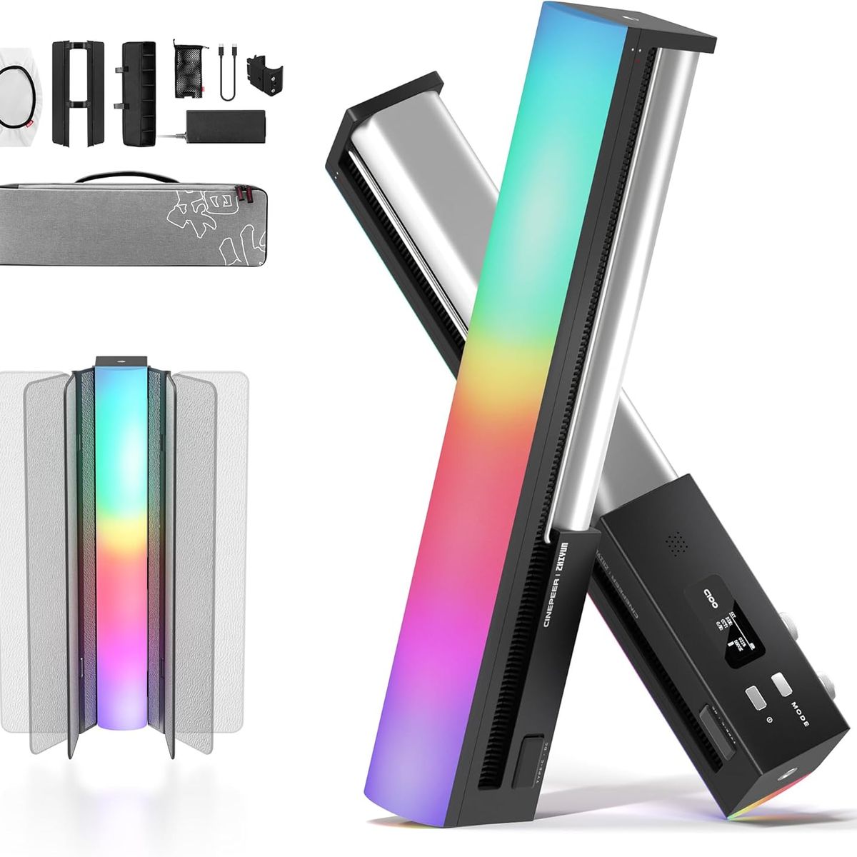 ZHIYUN - Tubo de Luz LED Zhiyun Cinepeer C100 RGB - Combo Kit