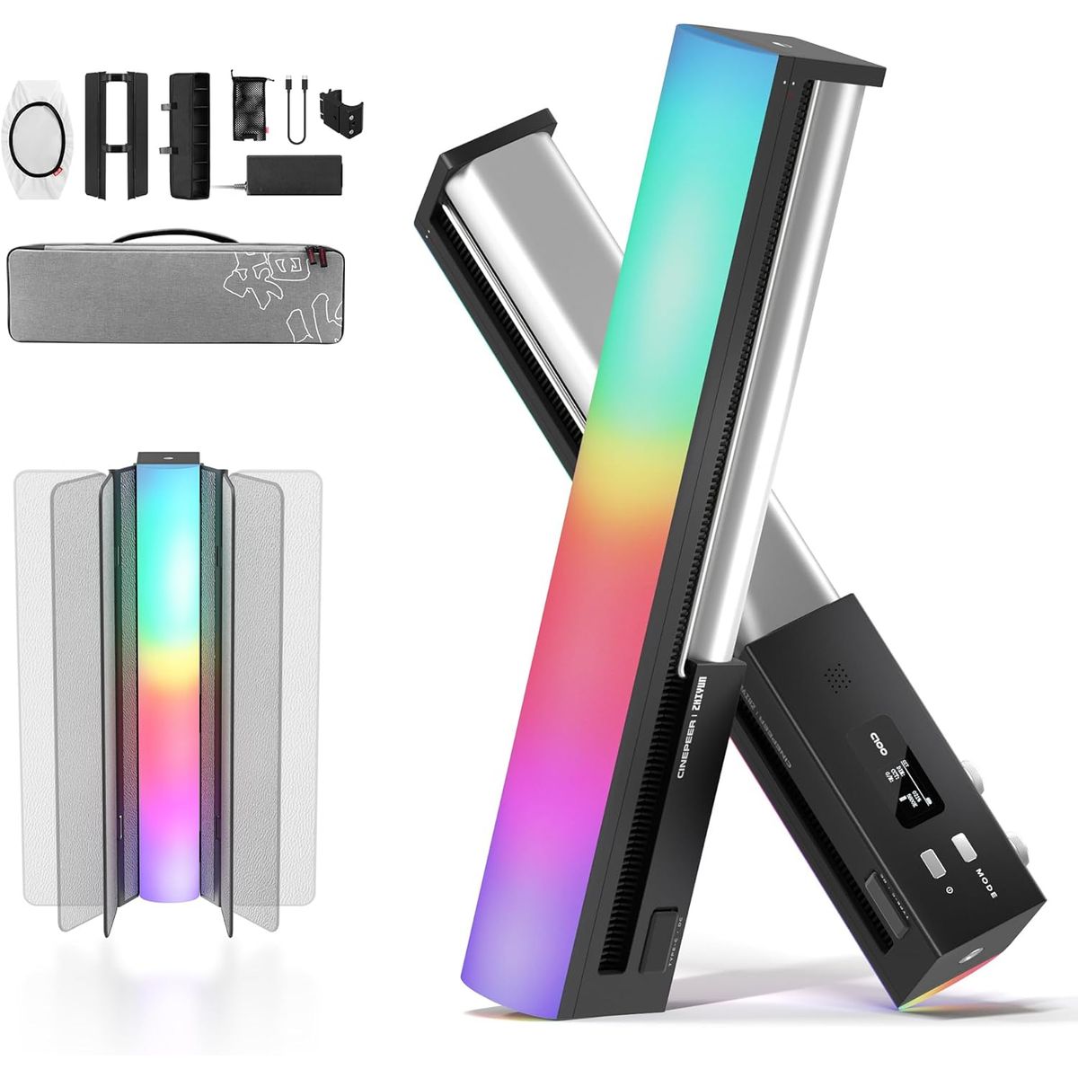 ZHIYUN - Tubo de Luz LED Zhiyun Cinepeer C100 RGB - Combo Kit