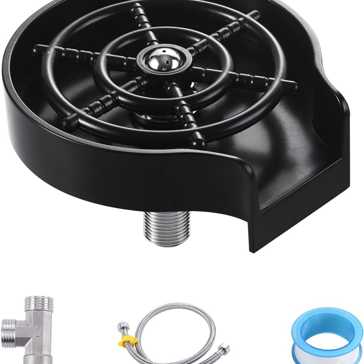 PUREPOWER - Enjuague de vidrio para fregaderos grifo de lavado para cocina y bar