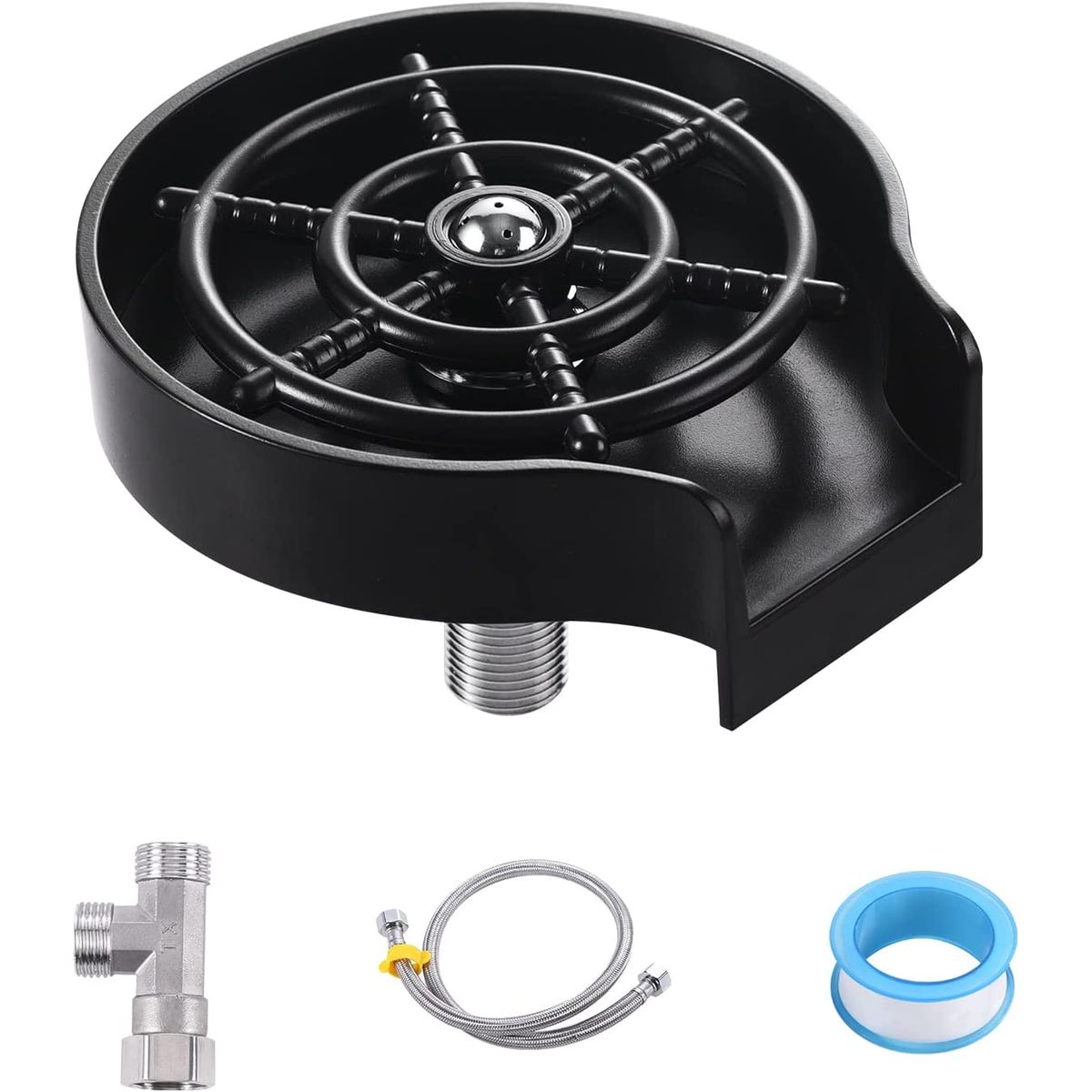 PUREPOWER - Enjuague de vidrio para fregaderos grifo de lavado para cocina y bar