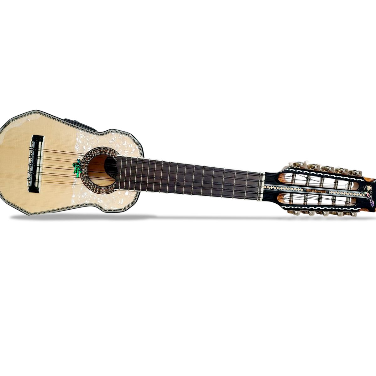 GENERICO - El chasqui - Charango Electroacustico de 2 bandas + Correa