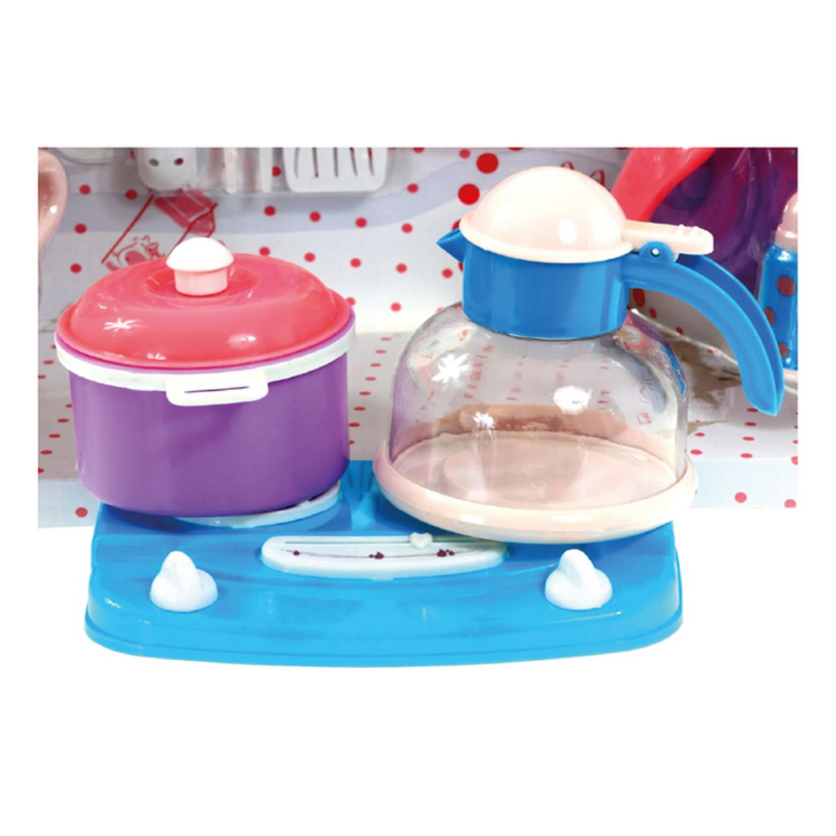 GENERICO - Set de Juguete cocina con accesorios color rosa para Niñas