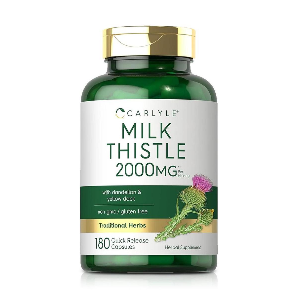 VITAMINA - Milk Thistle 2000mg (180 Cápsulas) – Carlyle