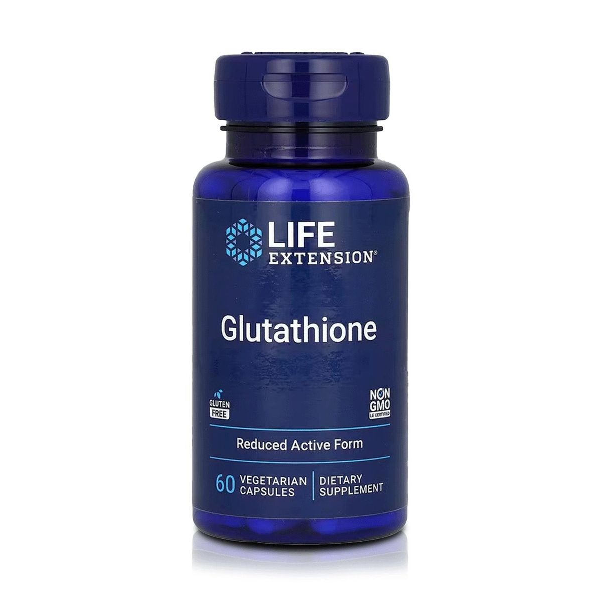 VITAMINA - Glutation 500 mg (60 Cápsulas) – Life Extension