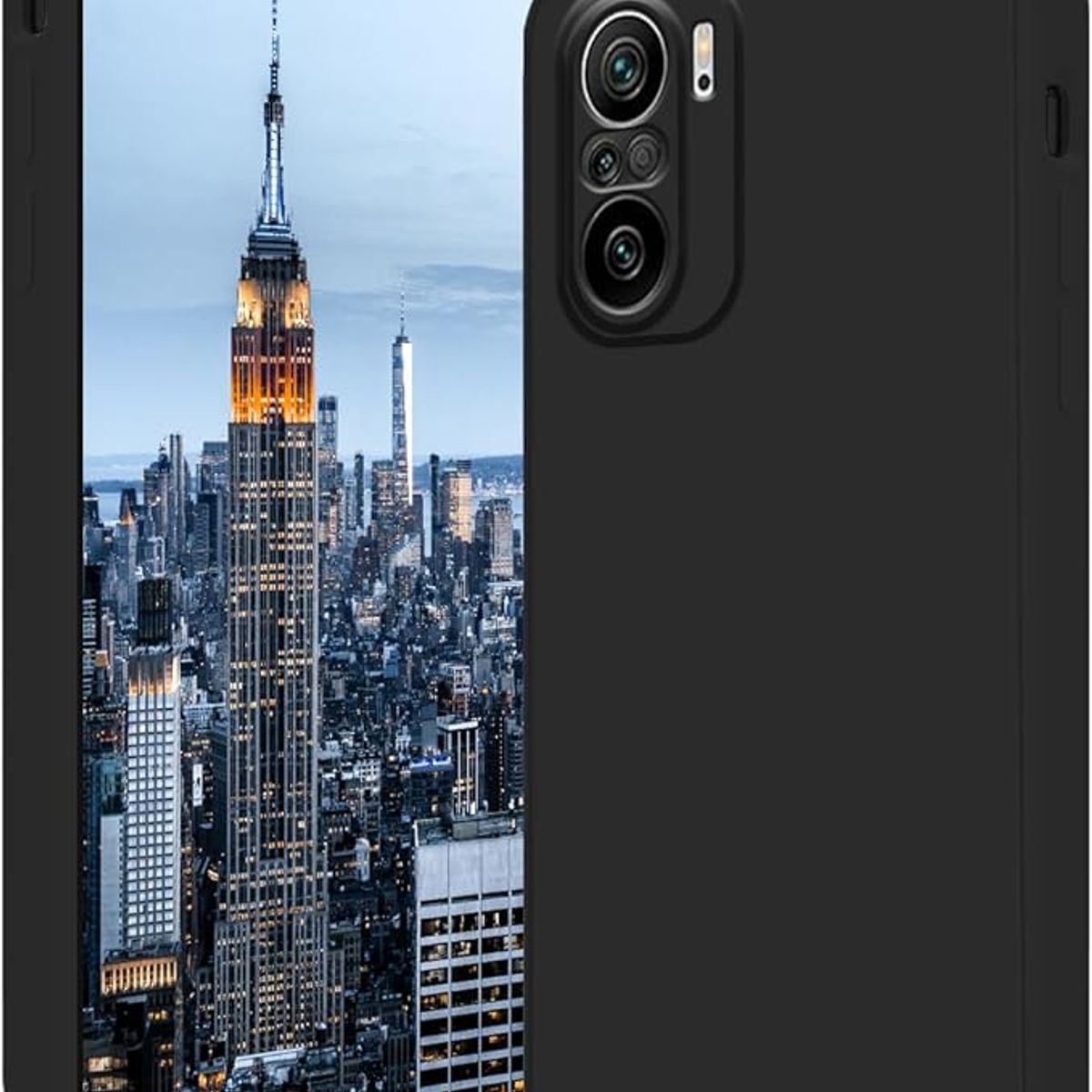 GENERICO - Case Protector para Xiaomi Poco F3  Mi 11i Silicona Negro