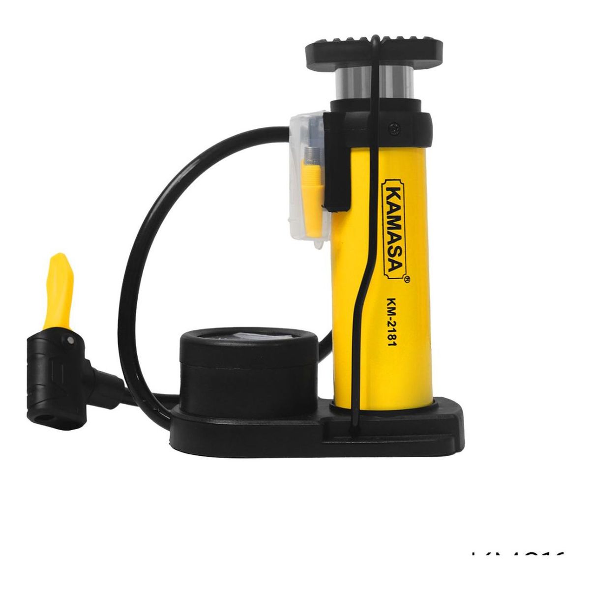 KAMASA - Inflador de pie con manometro 45x180mm Kamasa