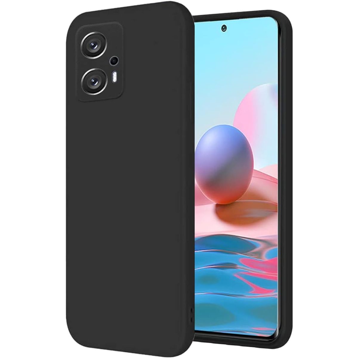 GENERICO - Case Protector para Xiaomi Poco X4 GT Silicona Negro