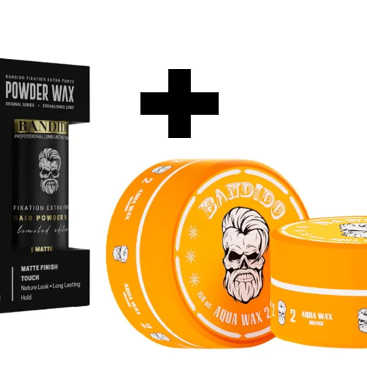 GENERICO - Pack Bandido Cera para el Cabello NO2 Naranja y Polvo Texturizador 32gr