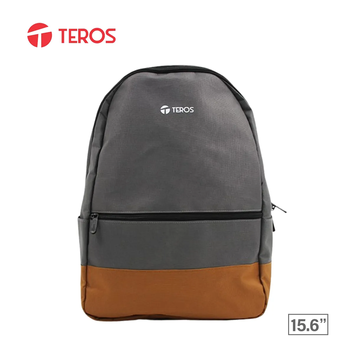 TEROS - Mochila Teros para Laptop 156 Poliéster Gris Marrón