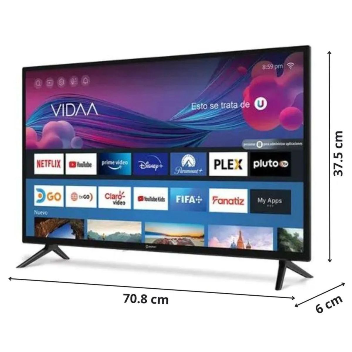 MIRAY - Televisor Miray  32" HD Smart TV VIDAA MS32-E204