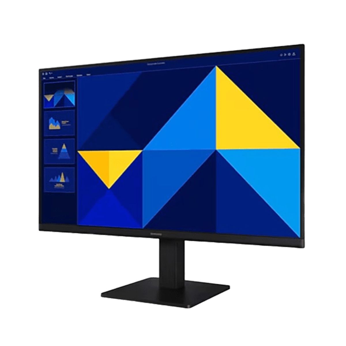 SAMSUNG - Monitor Plano Essential S3 De 24 pulgadas Ips Fhd 1920 X 1080 Negro