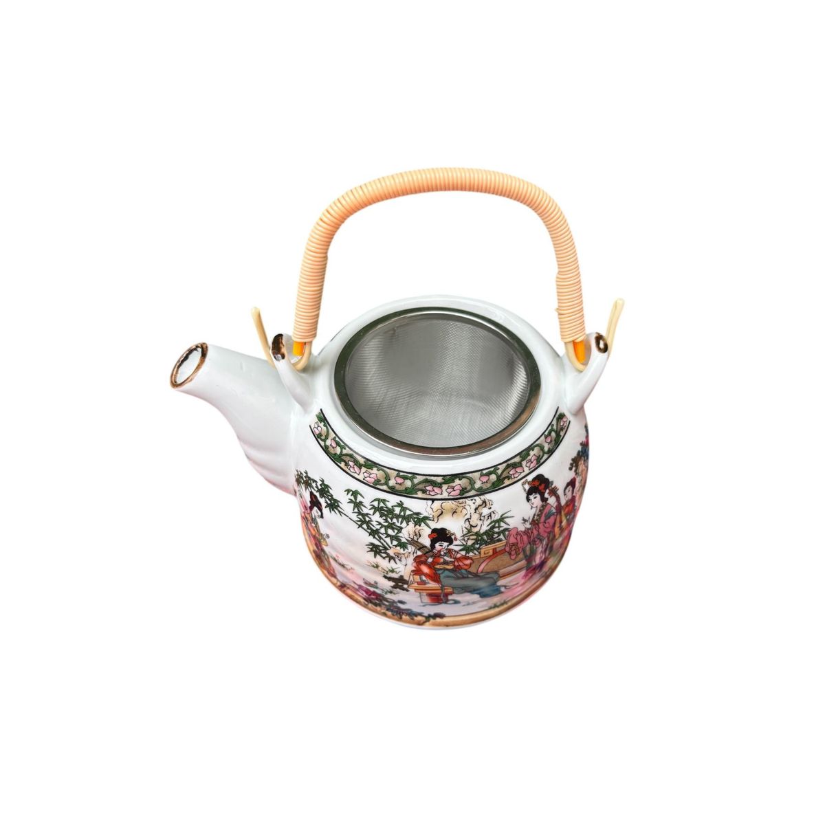 ACHALLAY ARTESANIA DE BARRO - Tetera Oriental Con Filtro 900 ml