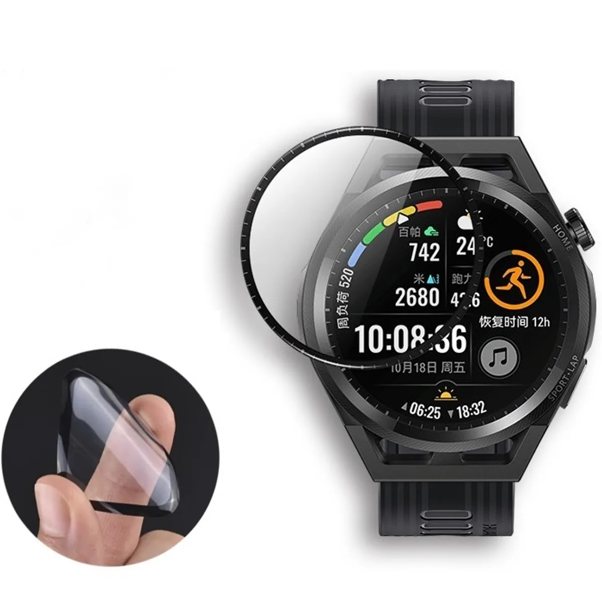 GENERICO - Mica Hydrogel para HUAWEI WATCH GT RUNNER