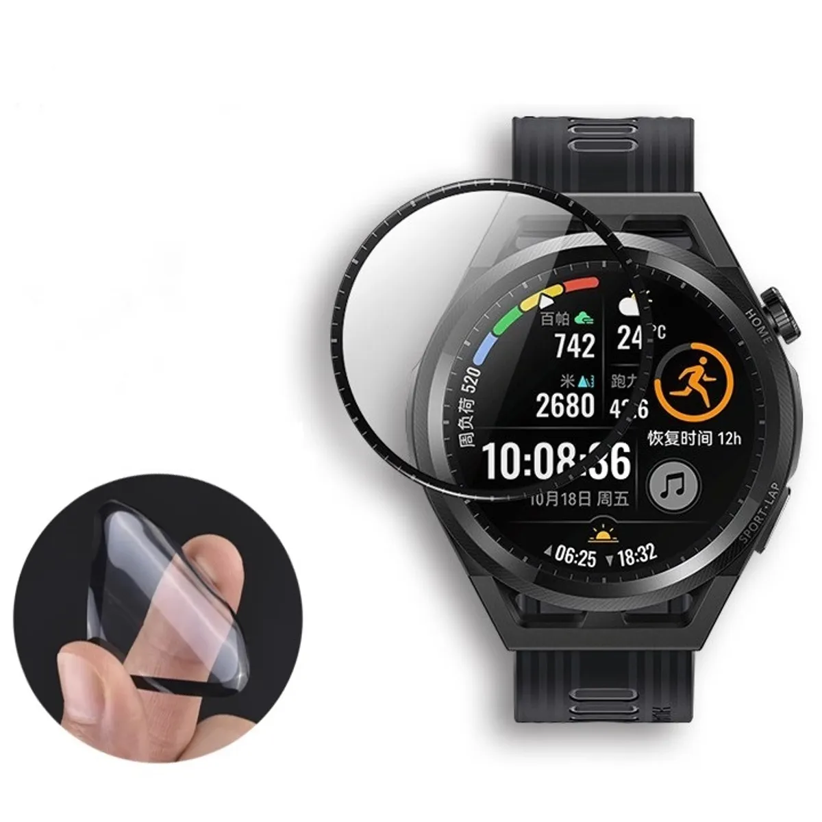 GENERICO - Mica Hydrogel para HUAWEI WATCH GT RUNNER