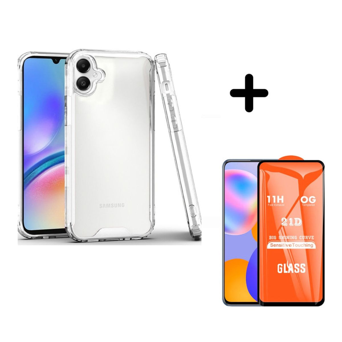 SPACE - Case Space Para Samsung A06+ Mica de Vidrio