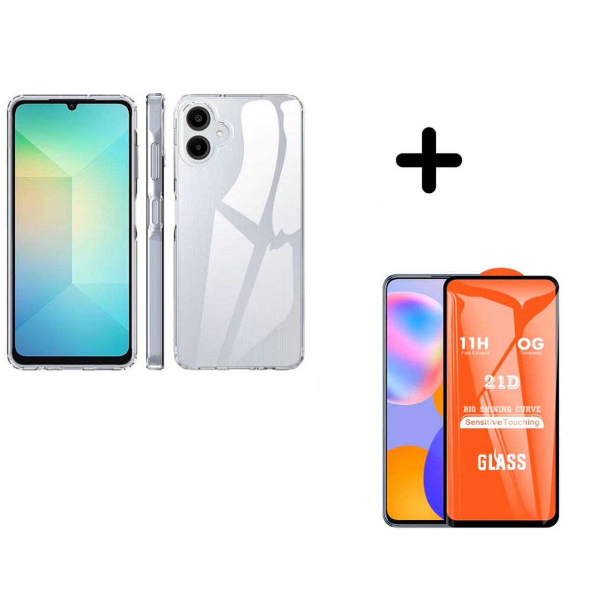 SPACE - Case Space Para Samsung A06+ Mica de Vidrio