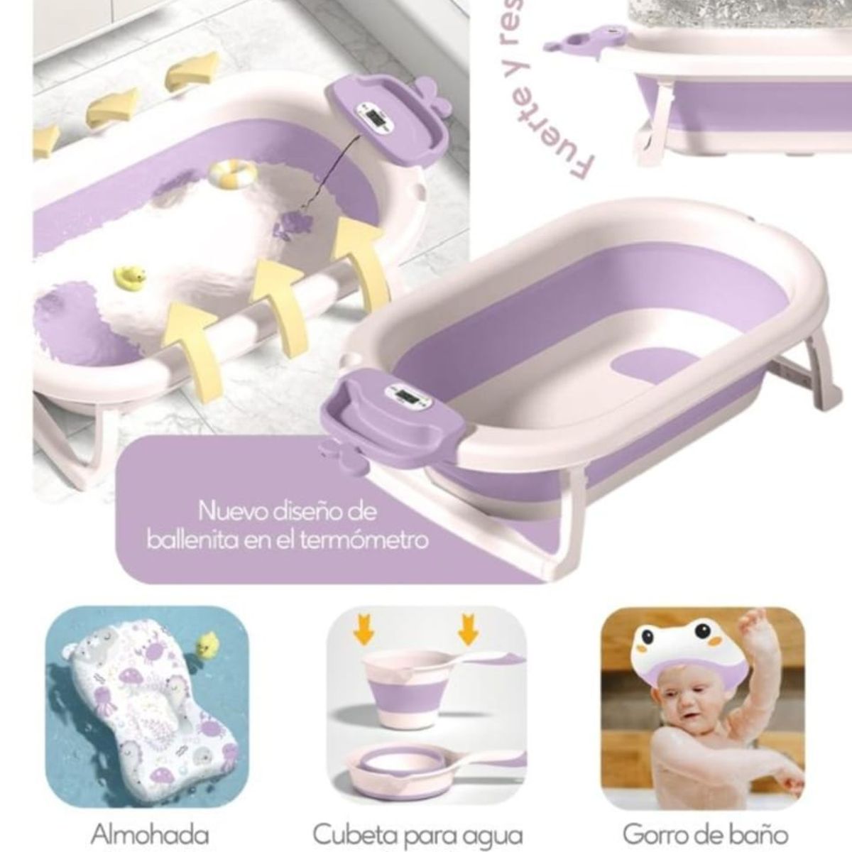 CAM - BAÑERA  MAUI LILA DIGITAL