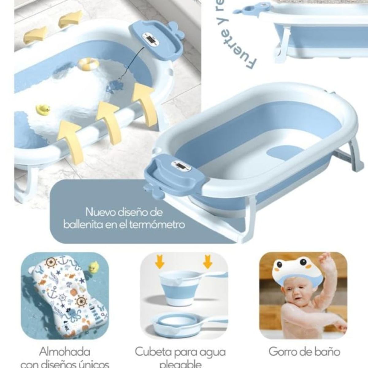 CAM - BAÑERA  MAUI CELESTE DIGITAL