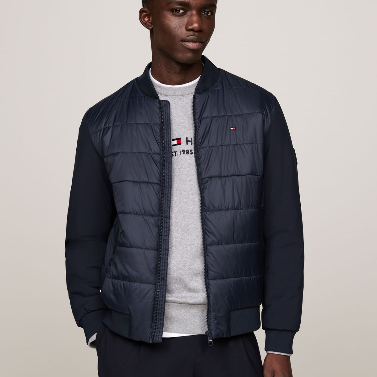 TOMMY HILFIGER - CASACA CL MIXED MEDIA BOMBER