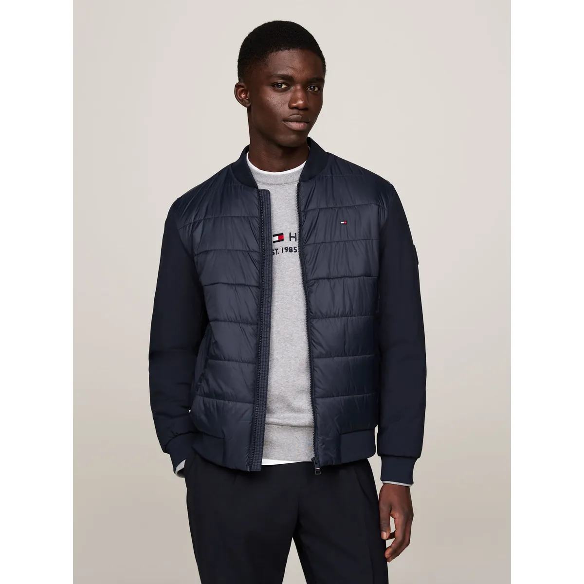 TOMMY HILFIGER - CASACA CL MIXED MEDIA BOMBER