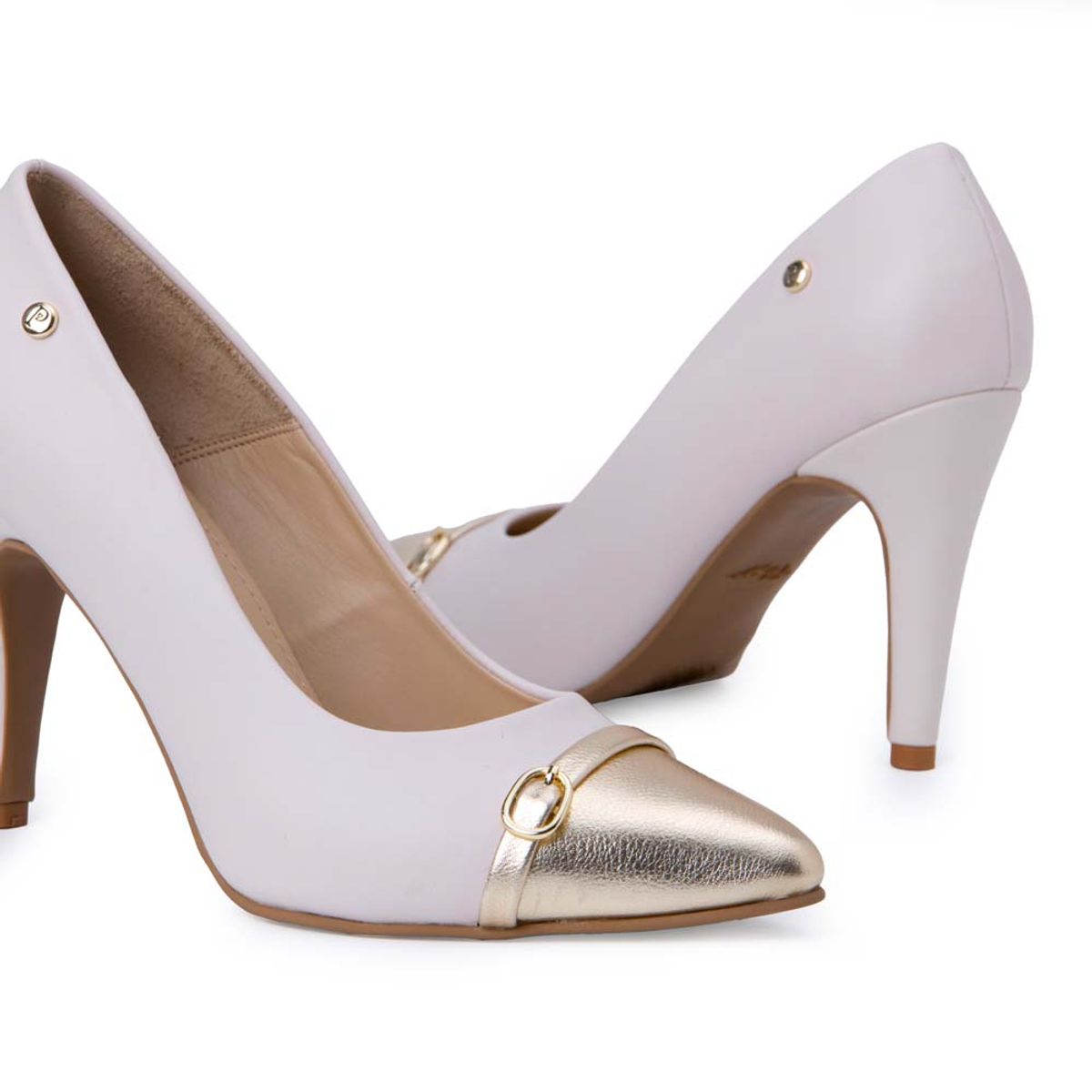 Piazza - Zapato Stiletto Casual KATHE-2536 HuesoDorado Piazza