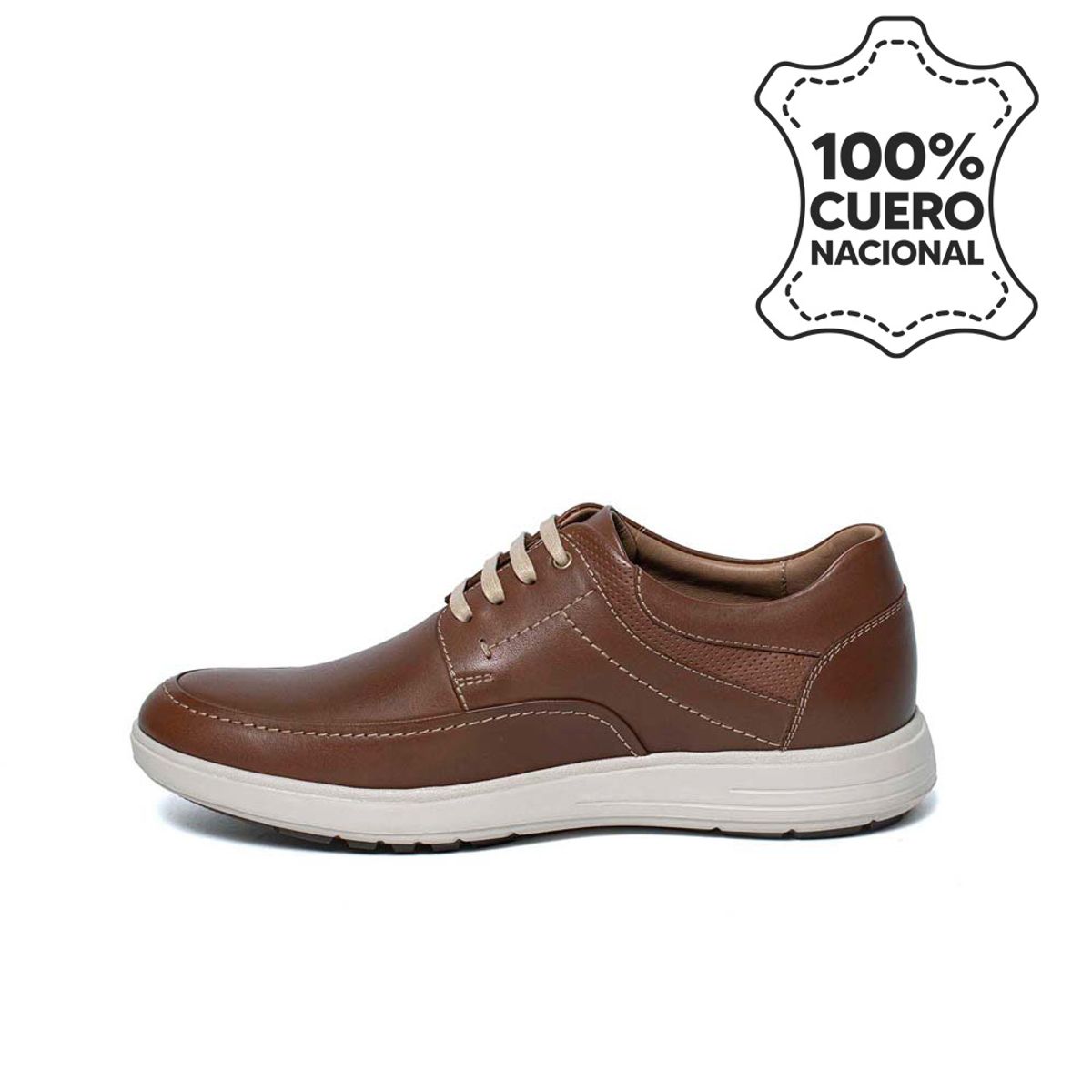 VIALE - Zapato Derby Casual ANGELO-2529 Toffe Viale Homme Cuero