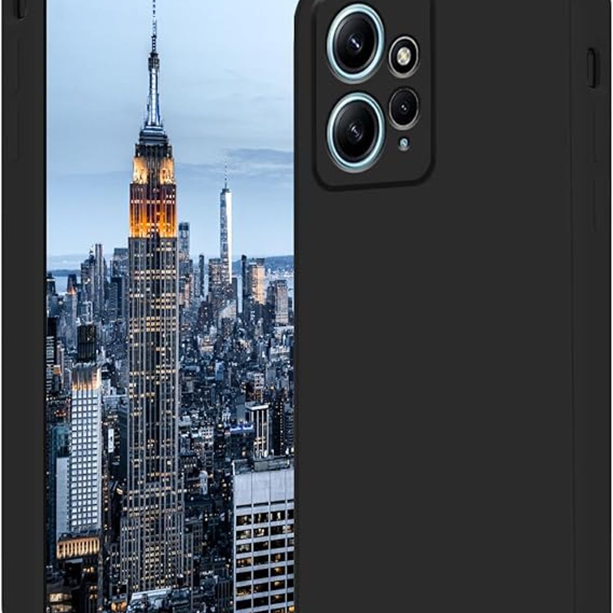 GENERICO - Case Protector para Xiaomi Redmi 12 Silicona Negro