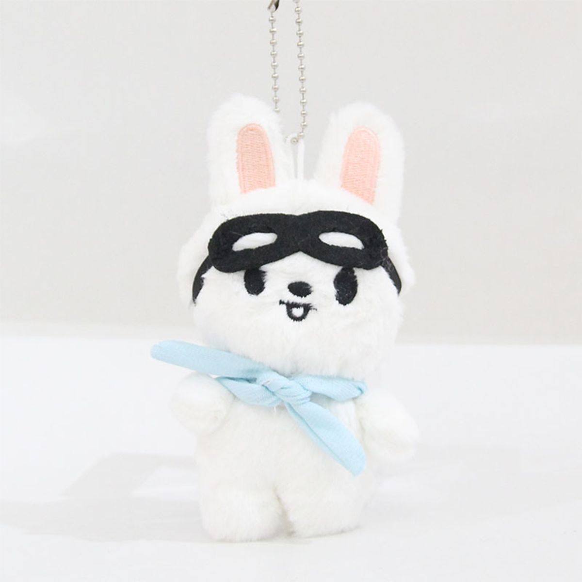 GENERICO - Llavero Peluche Stray Kids con Antifaz Conejo Lee Know