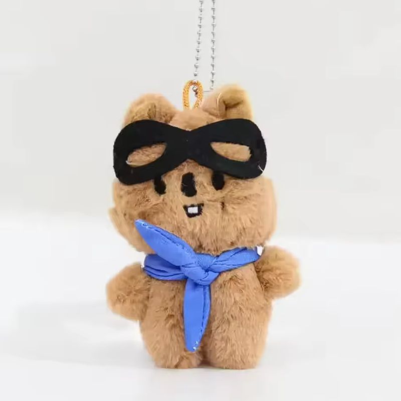 GENERICO - Llavero Peluche Stray Kids con Antifaz Quokka Han
